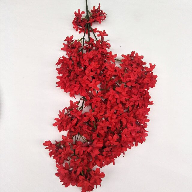 YO CHO 1PC Cherry Flower Silk Artificial Flowers Home Decorations DIY Wedding Prop Fake White Flowers Simulation Flowers Sakura