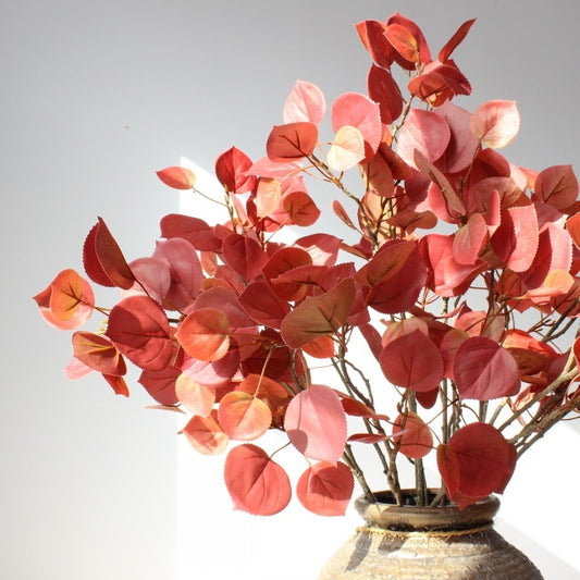 Birch leaf leaves green red home decoration wedding party decoration flowers background decoration